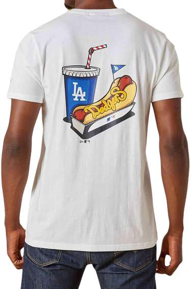 Tričko New Era New Era MLB Los Angeles Dodgers Oversized Graphic T-Shirt Biela | 60596212-60596212, 1