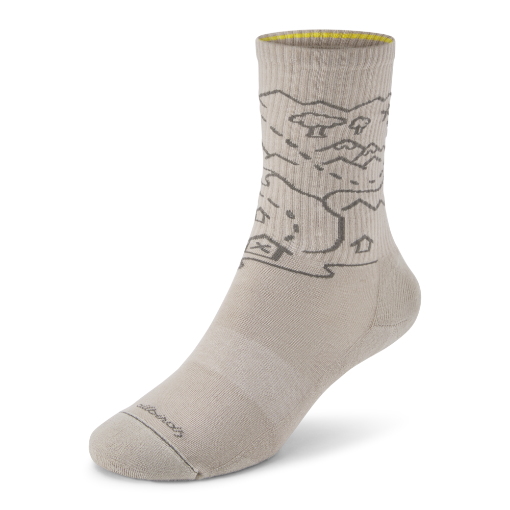 Ponožky Allbirds Crew Sock Rugged Beige Small Béžová | A11497U, 0