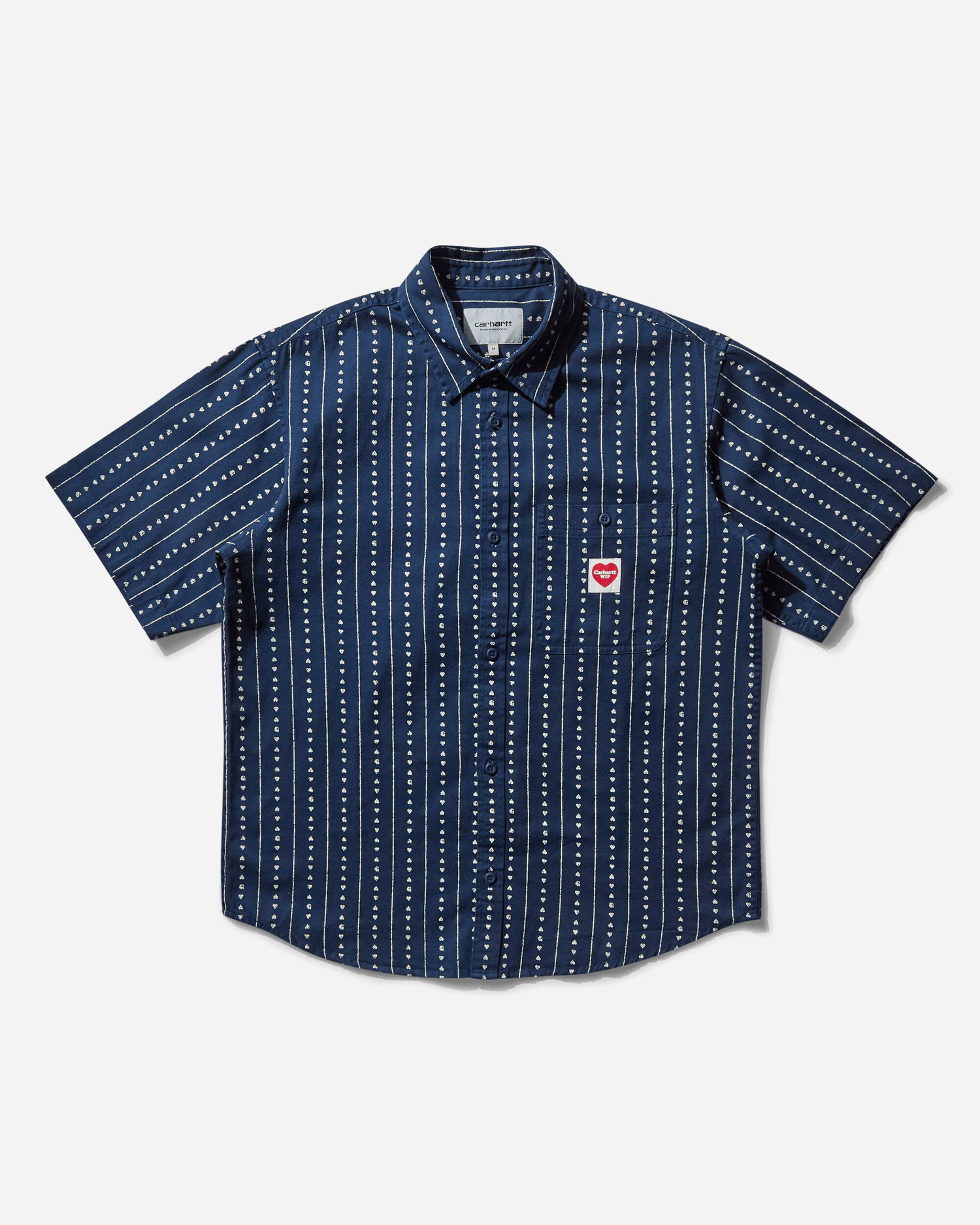 Košeľa Carhartt WIP Drewe Short Sleeve Button-Down Shirt Modrá | I034537 2RUXX, 0