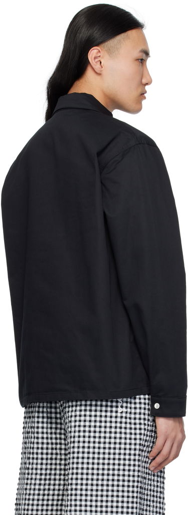 Košeľa Marni Marni Organic Cotton Zip-Up Shirt Čierna | CUMU0297S0 UTC311, 2