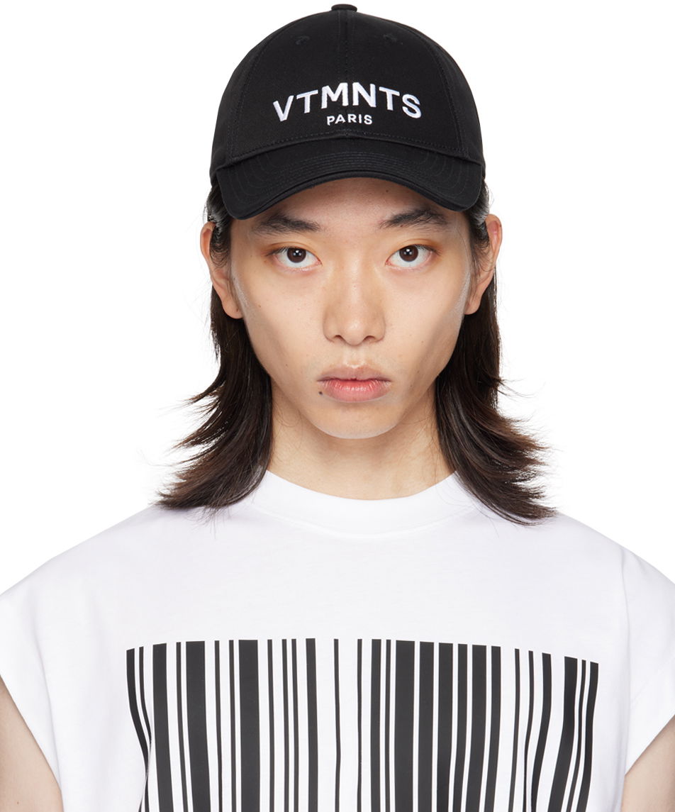 Šiltovka VETEMENTS VTMNTS Paris Logo Cap Čierna | VL22CA100BW, 0