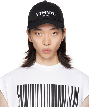 Šiltovka VETEMENTS VTMNTS Paris Logo Cap Čierna | VL22CA100BW, 0