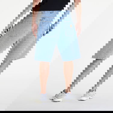 Šortky Carhartt WIP Brandon Short Blue Stone Bleached Modrá | I031921.0112, 2