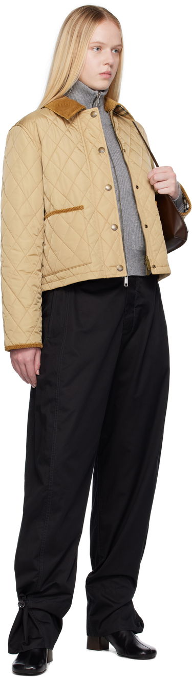 Bunda Burberry Burberry Oldham Quilted Nylon Jacket Béžová | 8113834, 3