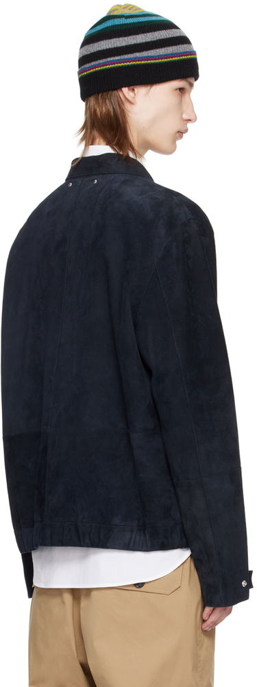 Bunda Paul Smith PS Paul Smith Zip Suede Jacket Navy | M2R-711YL-M21985-49, 2