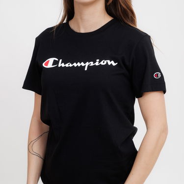Tričko Champion Short Sleeve T-Shirt Čierna | 118090-KK001, 2