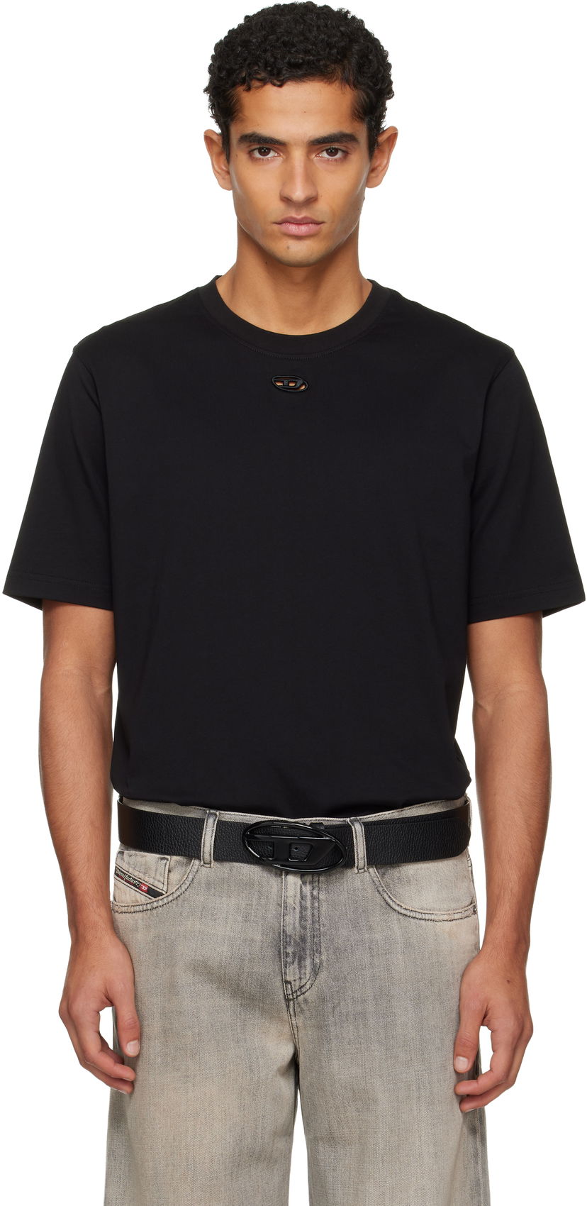 Tričko Diesel T-Adjust-Marey T-shirt Čierna | A19420-0NIAX-9XX