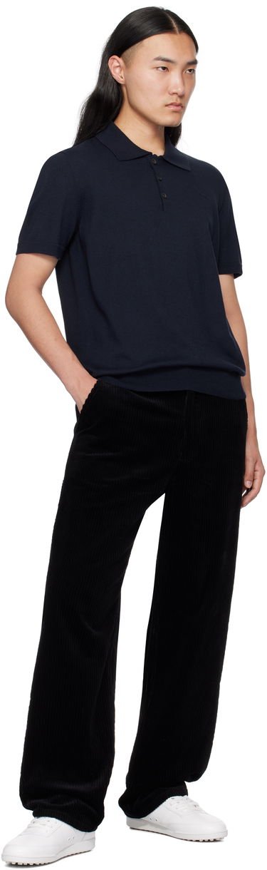 Polo tričko A.P.C. A.P.C. Grégoire Polo Shirt Navy | COHFS-H23303, 3