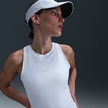 Tielko Nike NikeCourt Advantage Dri-FIT Tennis Tank Biela | FZ6657-100, 1