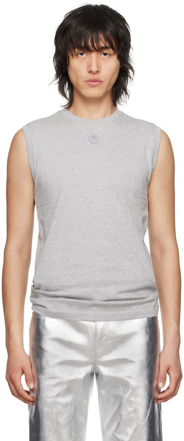 Tričko Marine Serre Sleeveless T-Shirt Šedá | MTT075 CJER0009, 0