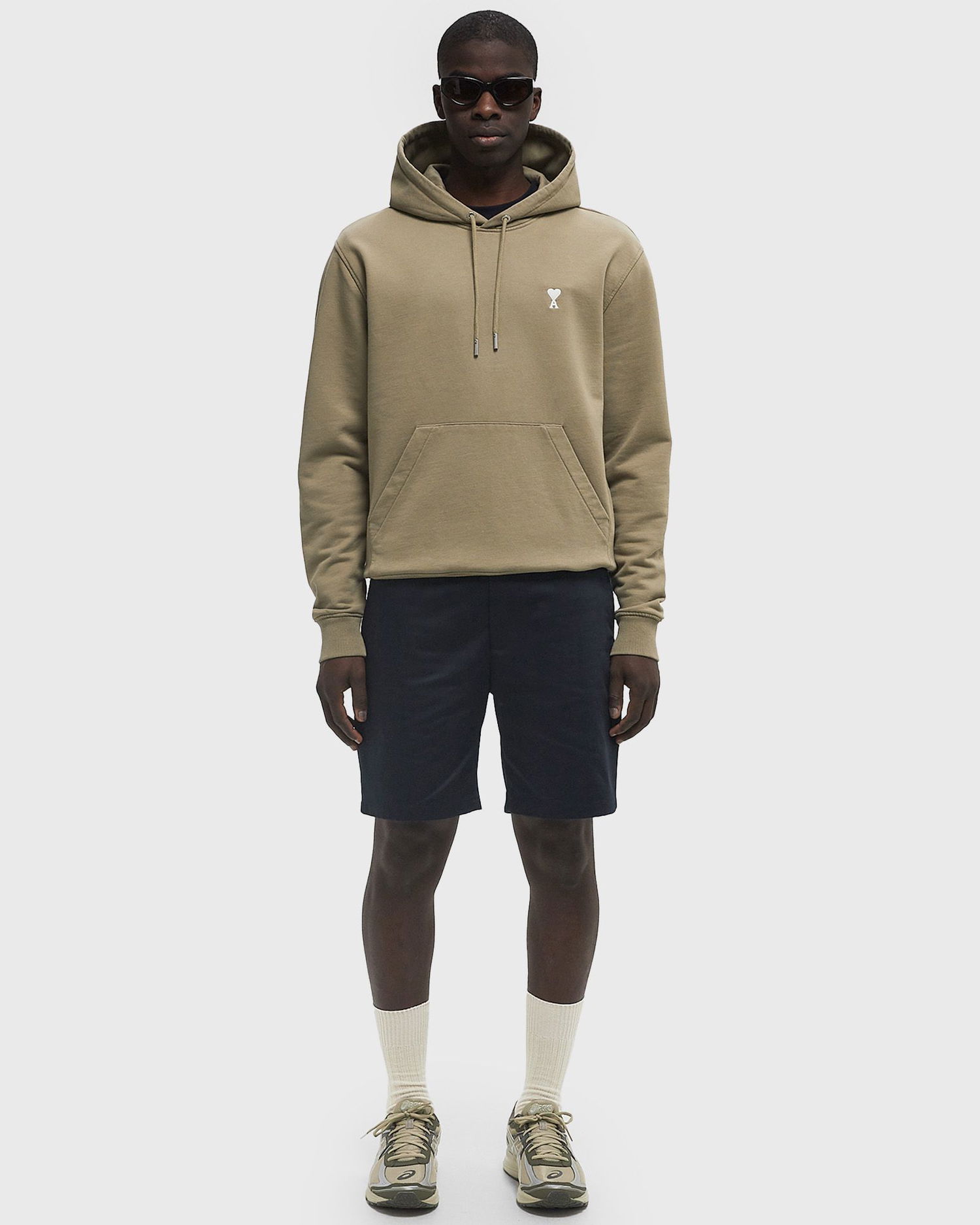 Mikina AMI AMI Paris Classic Ami De Coeur Hoodie Zelené | HSW260.730-375, 1
