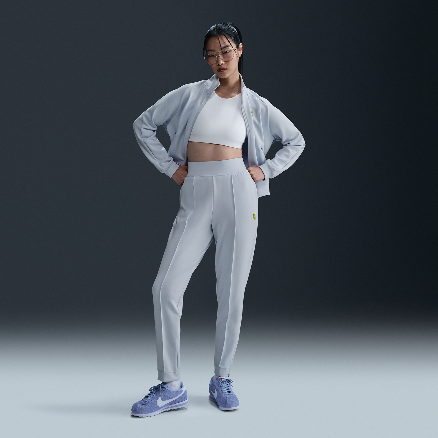 Súprava Nike NikeCourt Dri-FIT Knit Tennis Pants Modrá | DA4722-085, 1
