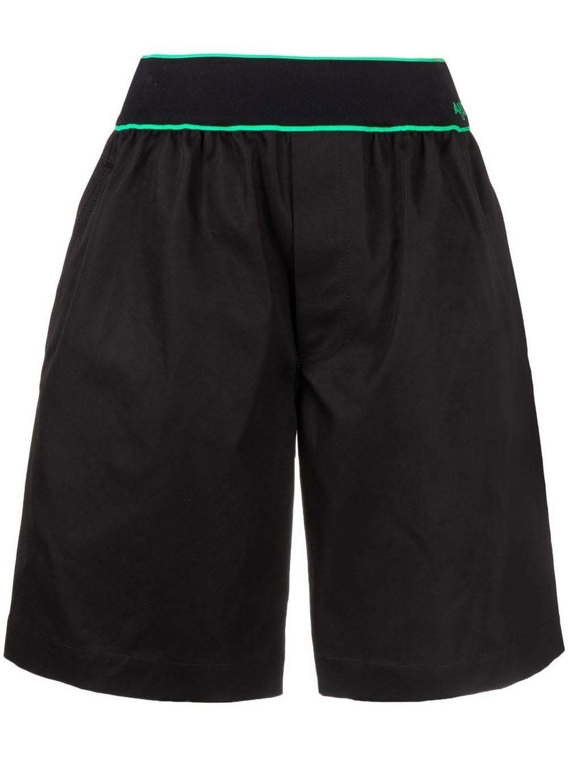 Šortky Bottega Veneta Elastic Waist Shorts Čierna | 702095V1J101000