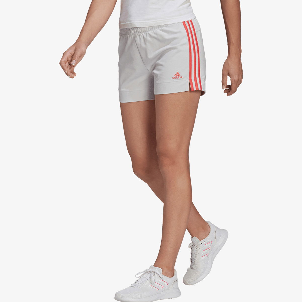 Šortky adidas Originals 3 Stripe Sport Shorts Biela | HE9360, 0