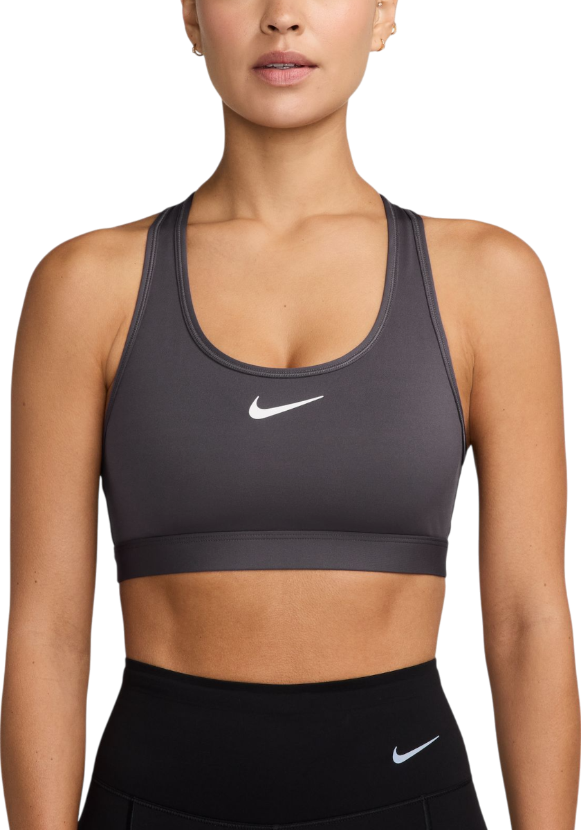 Podprsenka Nike Swoosh Medium Support Sports Bra Šedá | dx6821-036, 0