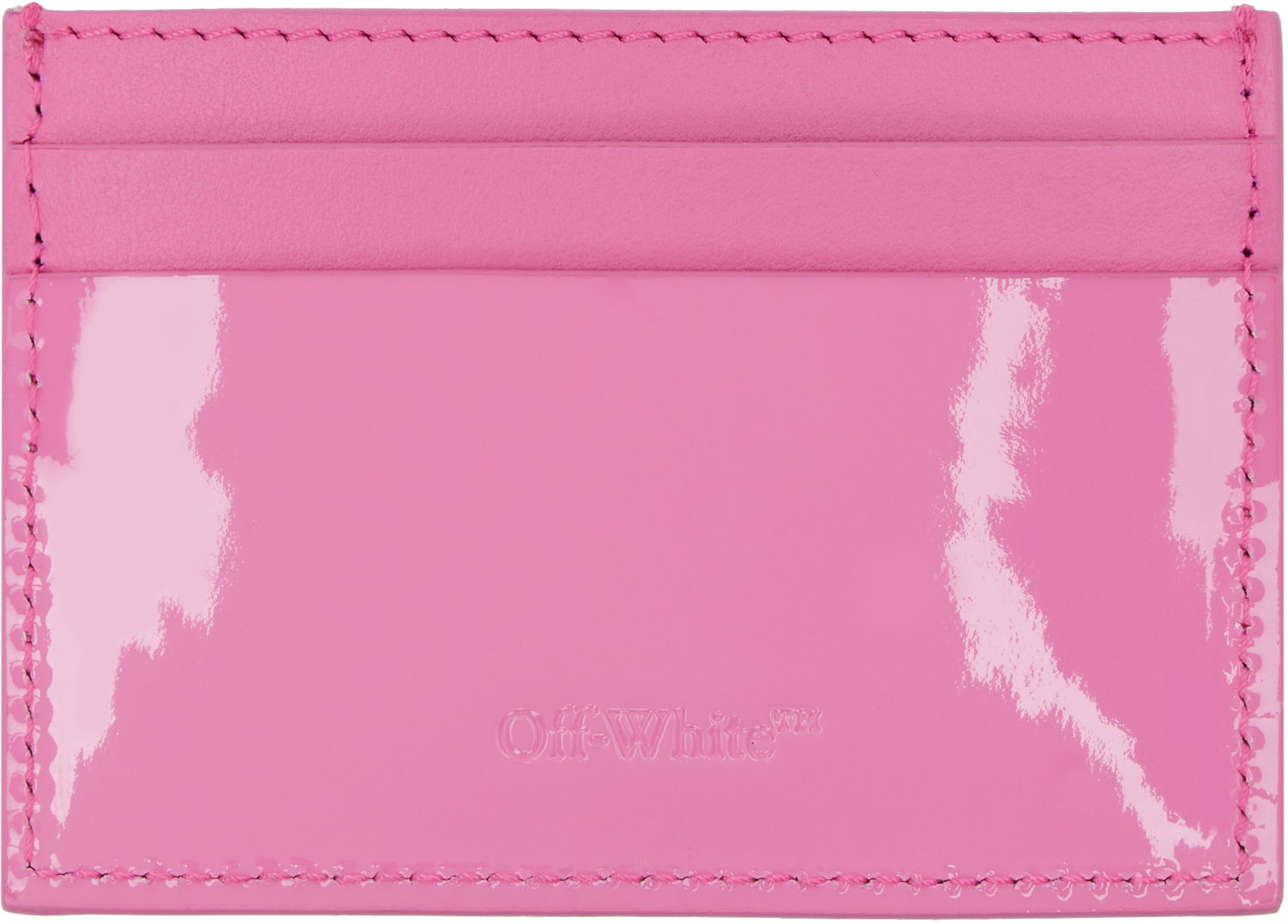 Peňaženka Off-White Card Holder Ružová | OWND035F24LEA0013B00, 1