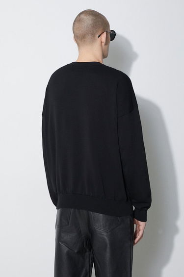 Sveter Marcelo Burlon Marcelo Burlon Icon Wings Knit Boxy Crew Sweatshirt Čierna | CMHE024S24KNI0011026, 1