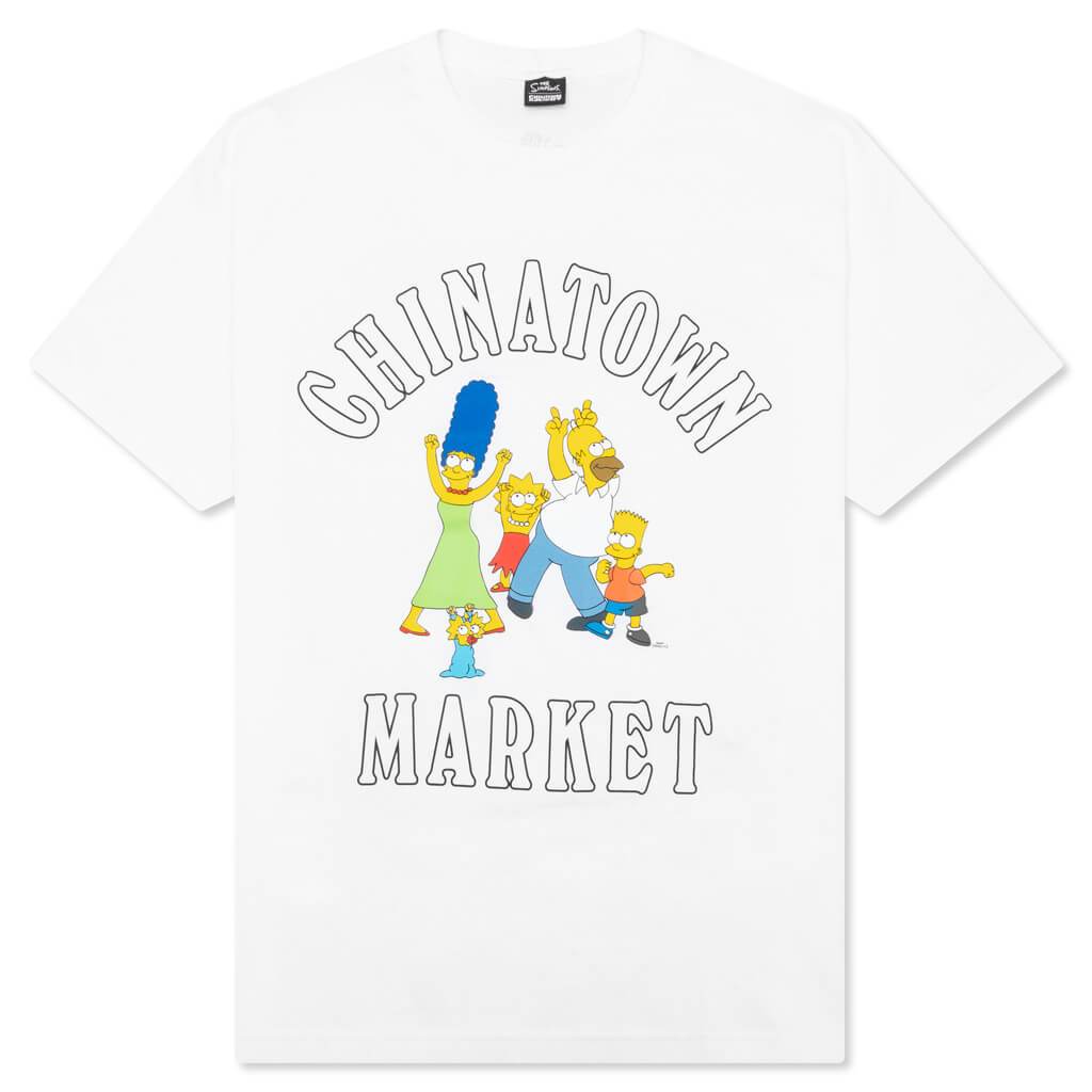 Tričko MARKET The Simpsons Family x Og T-Shirt Biela | CTM1990346/0001, 0