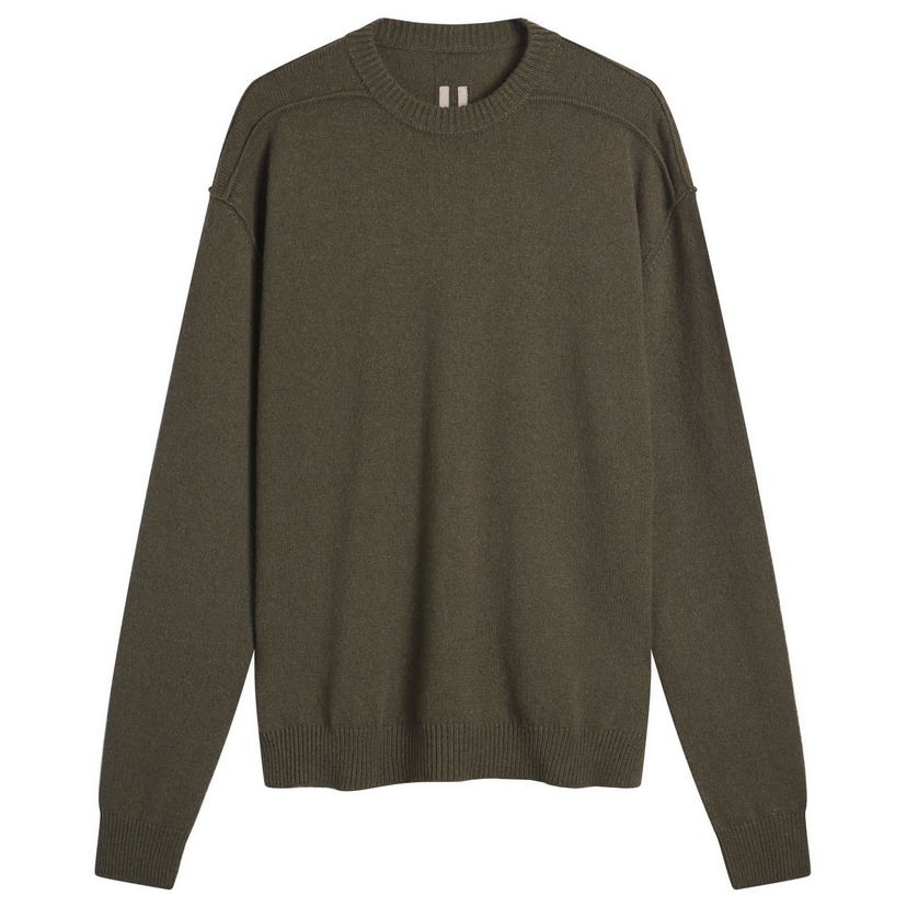 Sveter Rick Owens Rick Owens Knit Crew Sweater Zelené | RU02E1684-WSBR-25