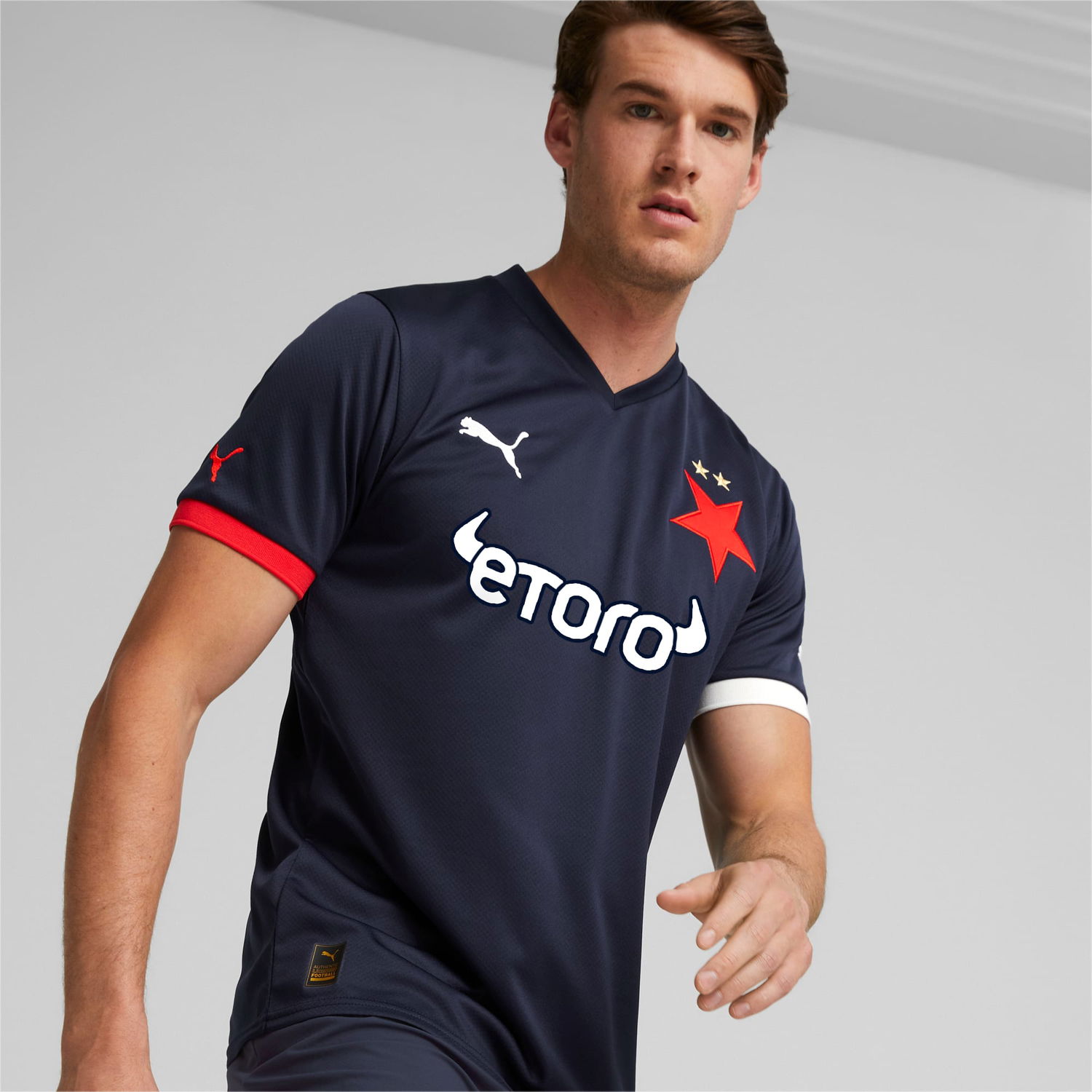 Dres Puma SK Slavia Praga 22/23 Čierna | 765796_02, 1
