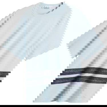 Tričko Stone Island Marina Stripe T-Shirt, Size Large Modrá | K2S152100003-V0040, 0