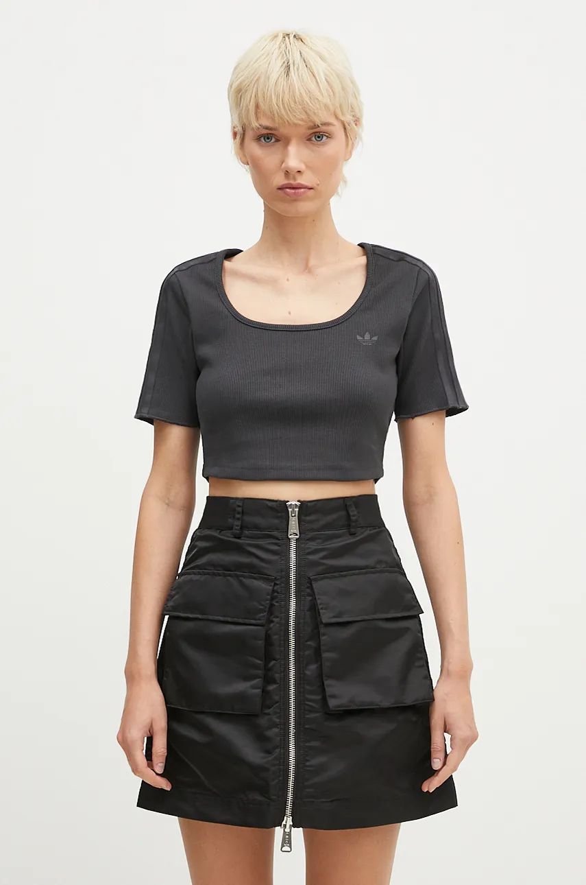 Crop Top adidas Originals Originals Femme Galore Baby T-Shirt Čierna | JN3013, 0