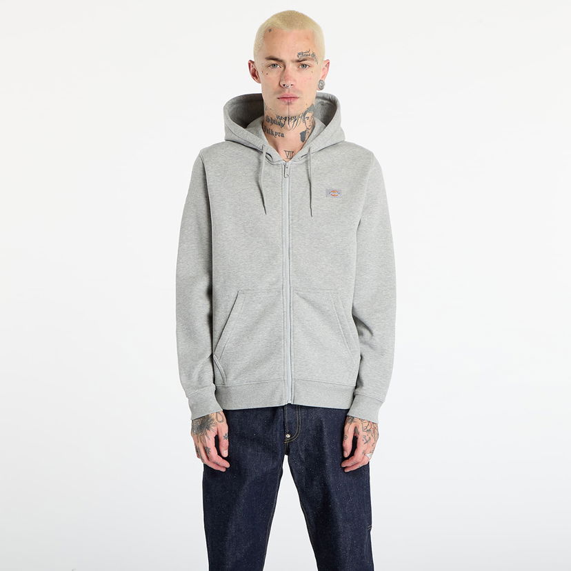 Mikina Dickies Oakport Zip Hoodie Šedá | DK0A4XD3HG01