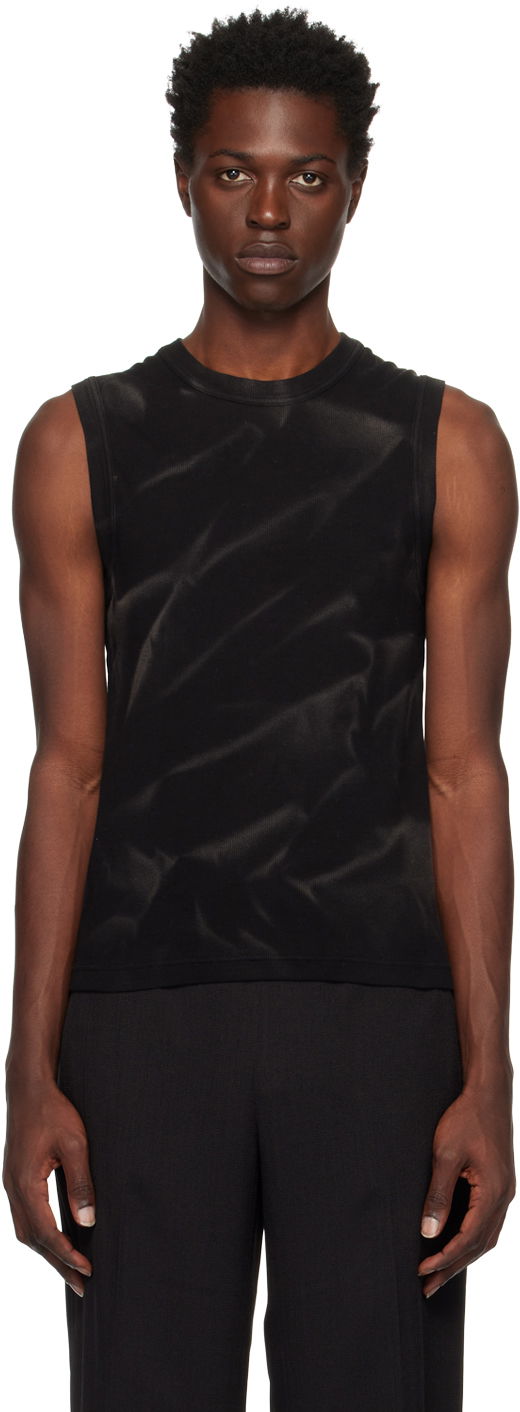 Tielko Dion Lee Crinkle Sunfade Tank Top Čierna | C3091R23, 0