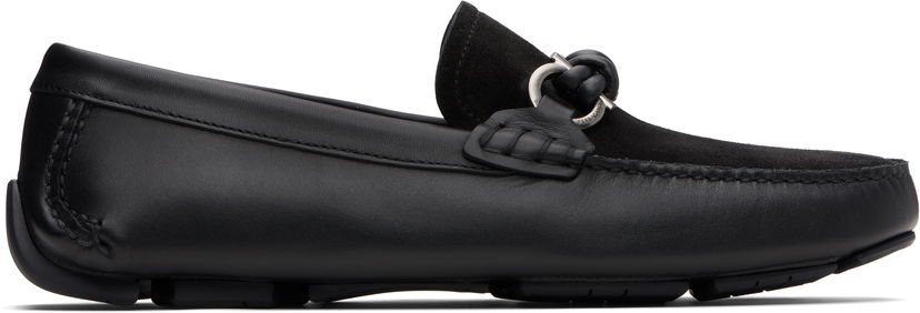 Tenisky a topánky FERRAGAMO Gancini Buckle Driver Loafers Čierna | 784296