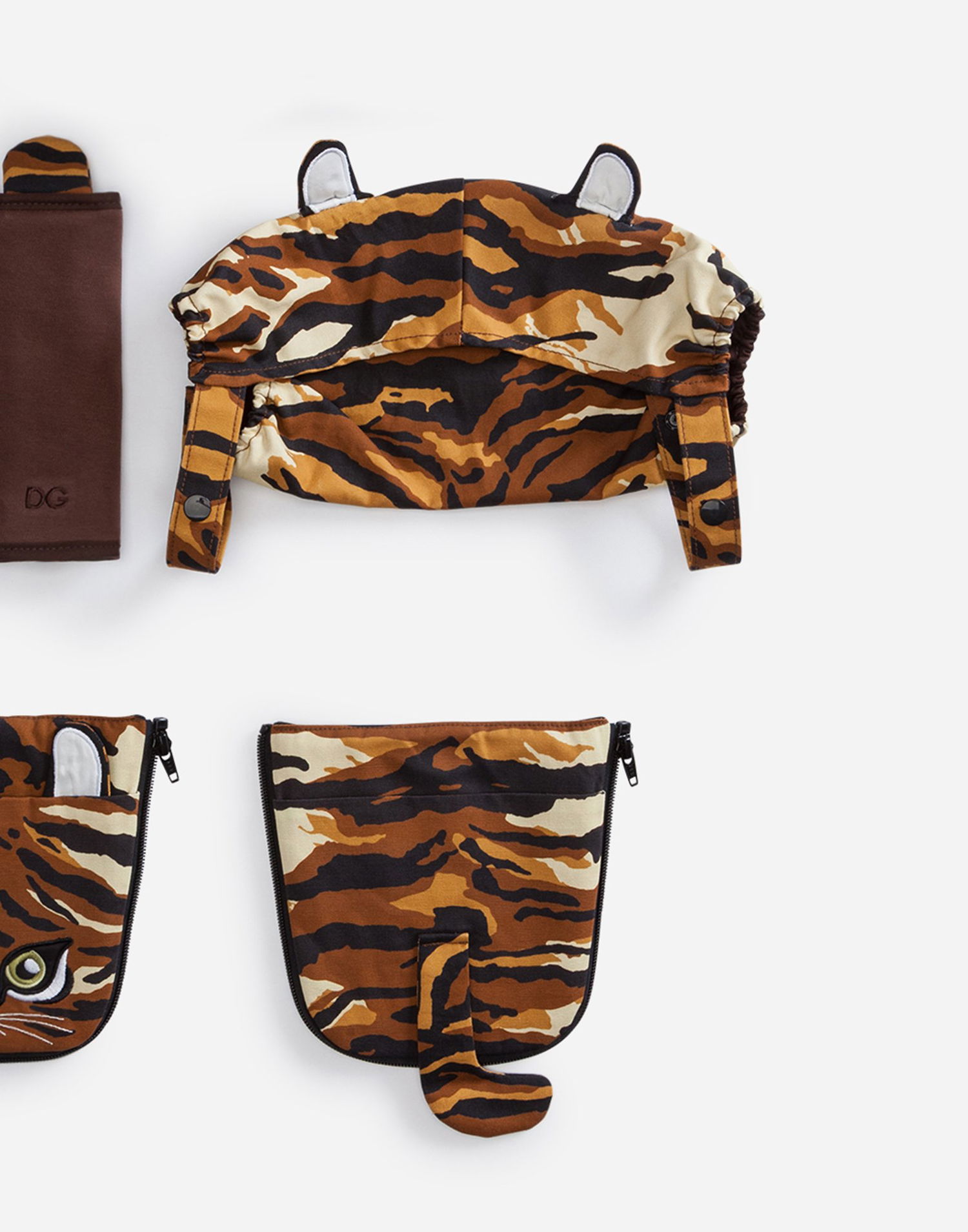 Cestovná taška Dolce & Gabbana Dolce & Gabbana Tiger Baby Carrier Cover Hnedá | LCJA09G7QUAS9000, 1