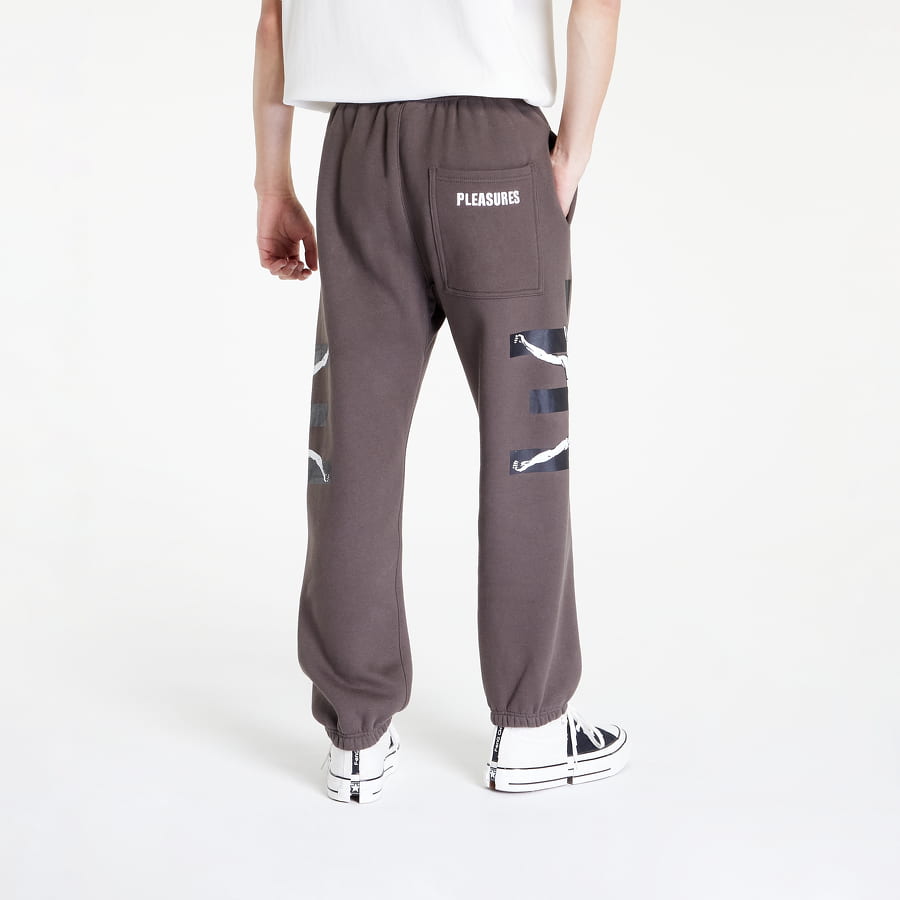 Tepláky Pleasures Psychic x TV Sacrifice Sweatpant Hnedá | P22W022 PEPPER, 1