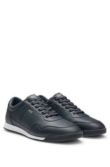 Oblečenie BOSS BOSS Gold-Tone Logo Navy | 50548658, 1