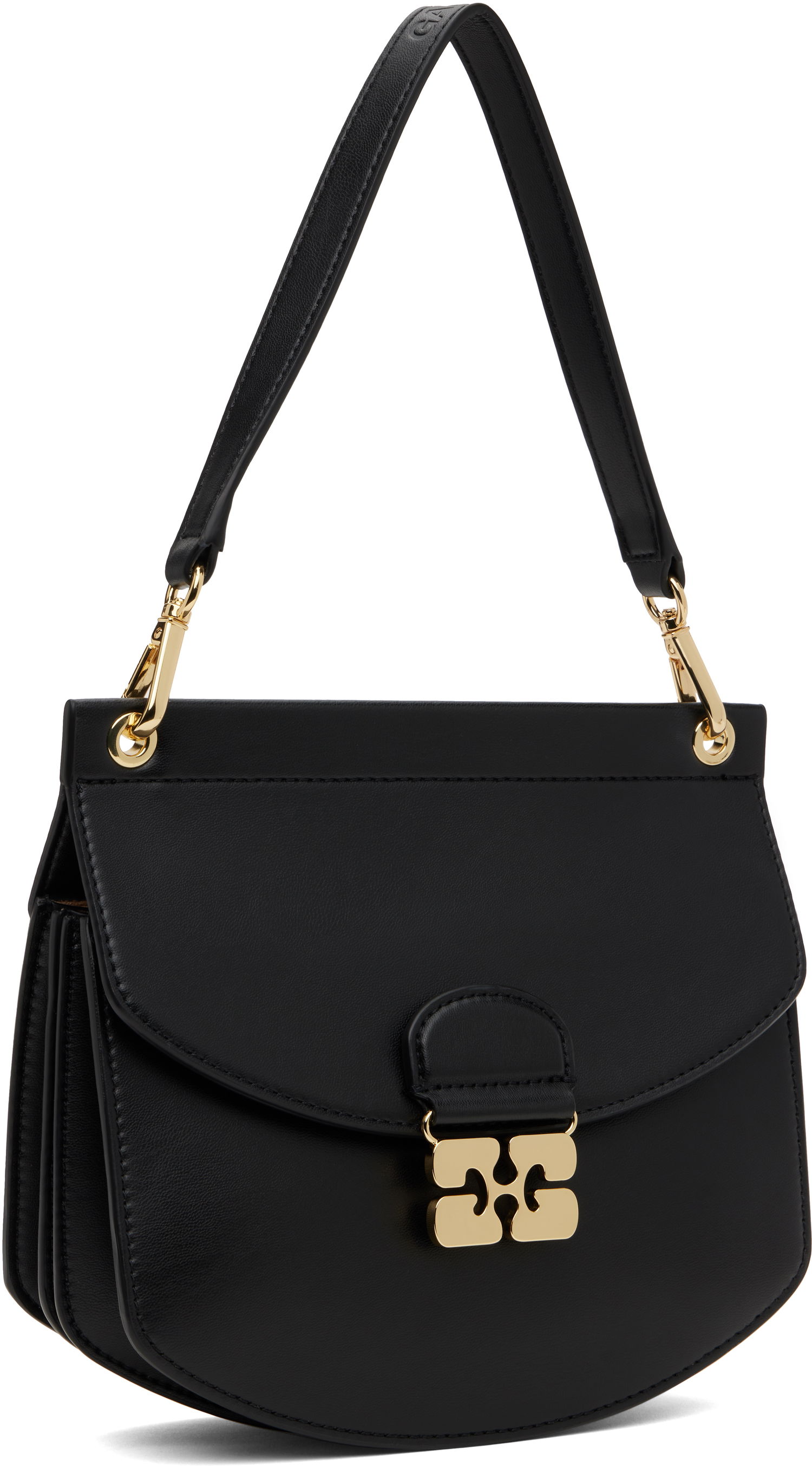 Kabelka GANNI Ganni Small Apo-G Shoulder Bag Čierna | A6449, 1