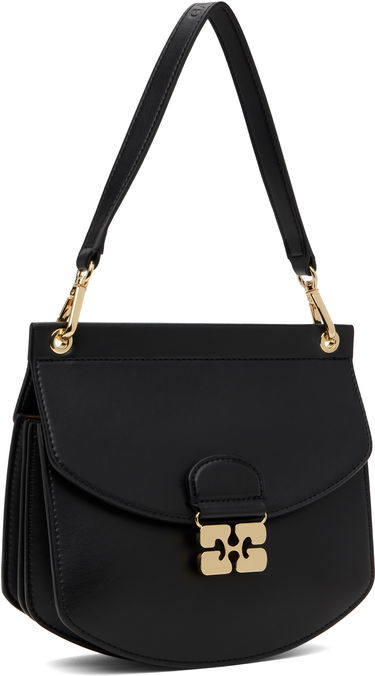 Kabelka GANNI Ganni Small Apo-G Shoulder Bag Čierna | A6449, 1