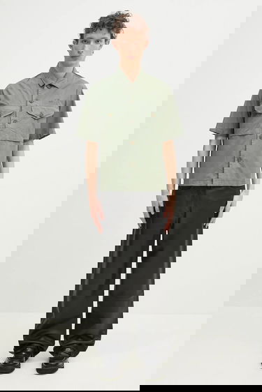 Košeľa C.P. Company Relaxed Short-Sleeved Shirt Zelené | 18CMSH236A005328G, 3