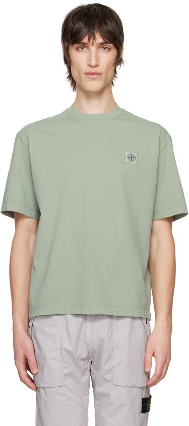 Tričko Stone Island Stone Island Combed Organic Cotton Jersey T-Shirt Zelené | K1S15 2100034 S0115, 0