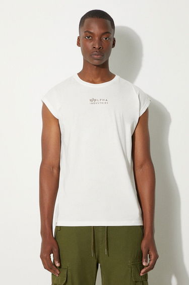 Tričko Alpha Industries T-Shirt Biela | 118531.626, 0