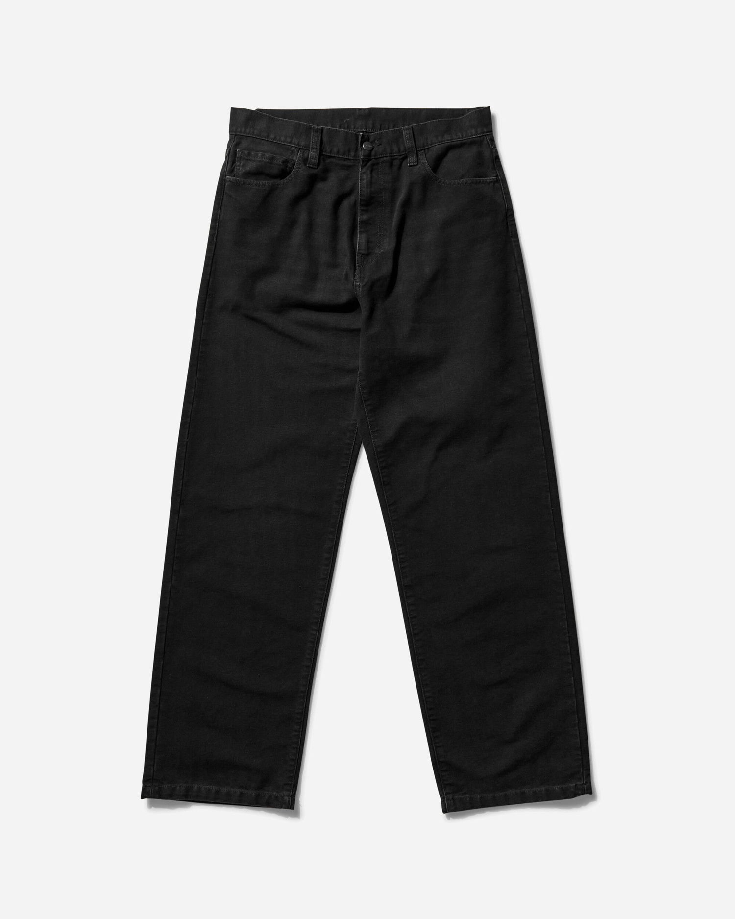 Džínsy Carhartt WIP Landon Black Relaxed Fit Pants Čierna | I034318 894O, 0