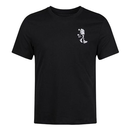 Tričko Nike Basketball Graffiti Print T-Shirt Čierna | CD0959-010