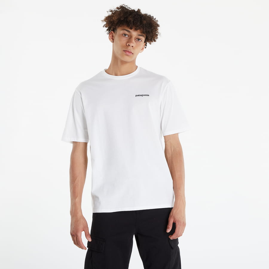 Tričko Patagonia P-6 Mission Regenerative Tee Biela | 37529-WHI, 0
