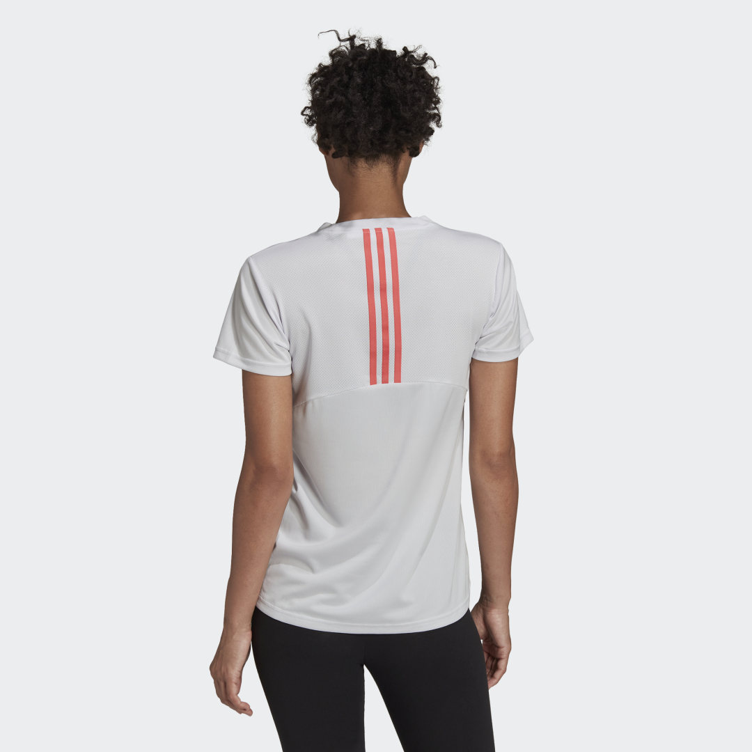Tričko adidas Originals AEROREADY Designed 2 Move 3-Stripes Sport Tee Biela | HD9379, 1