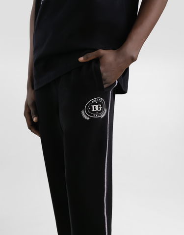 Tepláky Dolce & Gabbana Dolce & Gabbana Jersey Trousers with Embroidery Čierna | GVS2HZG7NONN0000, 3