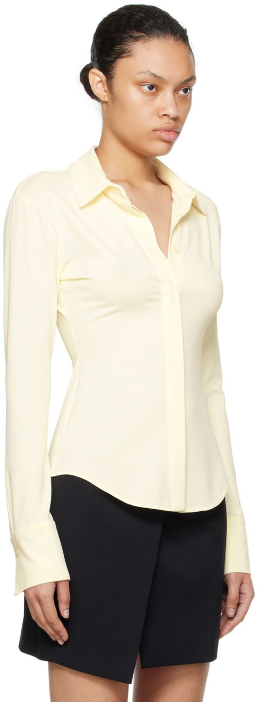 Košeľa The Attico Attico Elton Fitted Shirt Žltá | 241WCH21 A014, 1