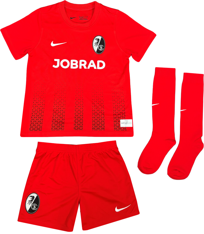 Dres Nike Dri-FIT SC Freiburg 2025/26 Third Little Kids' Soccer Jersey Set Červená | 6scfcd2244-657