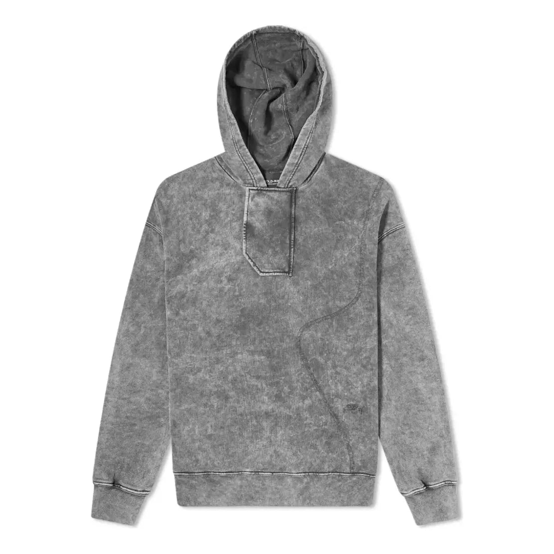 Mikina A-COLD-WALL* A-COLD-WALL* Heavyweight Fade Out Hoodie Šedá | ACWMW023-BK, 0