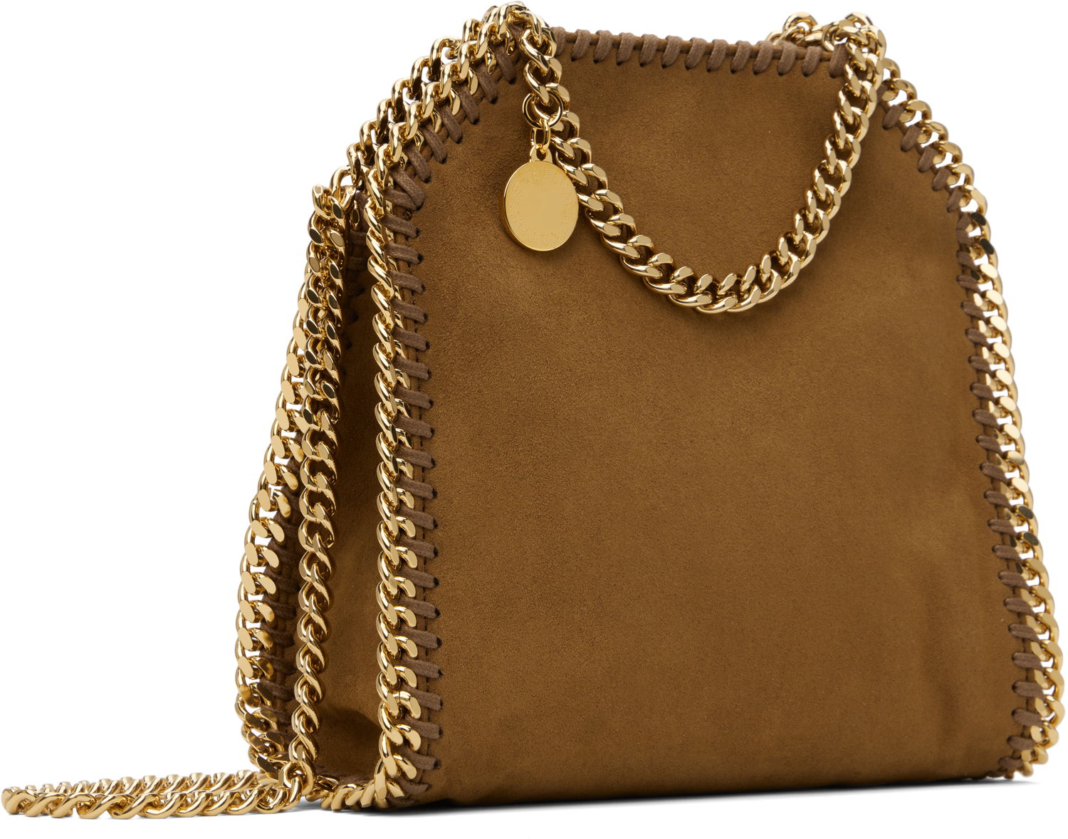 Kabelka Stella McCartney Stella McCartney Falabella Tiny Suede Chain Bag Hnedá | 391698WP0543, 1