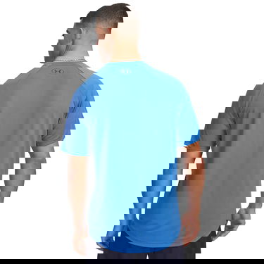 Tričko Under Armour Tech Fade SS Raglan Striped T-Shirt Modrá | 6005916-402, 1