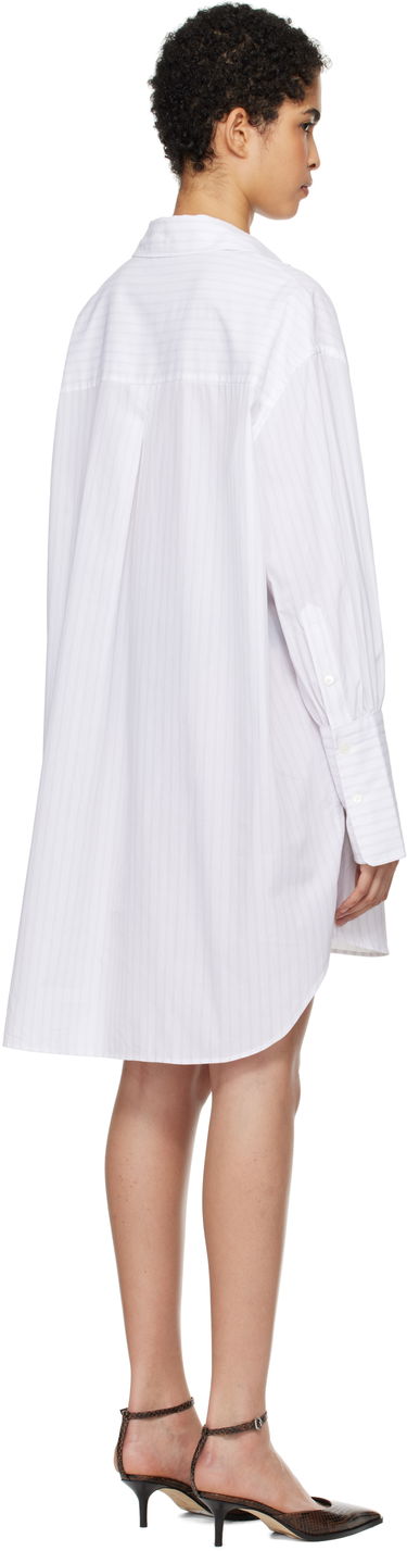Košeľa Anine Bing ANINE BING Striped Lake Mini Shirt Dress Biela | A-02-10562-MTL31, 2