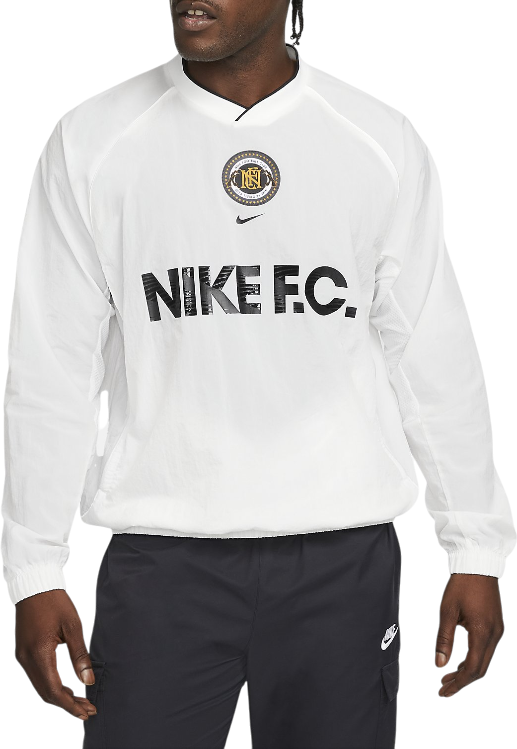 Vetrovka Nike Nike F.C. Repel Football Crew Biela | dq5039-121, 0
