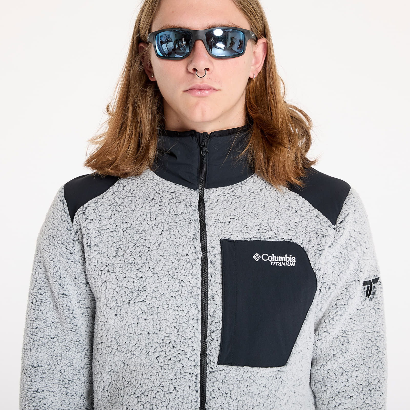 Arctic Crest™ Sherpa Full Zip White/ Black S